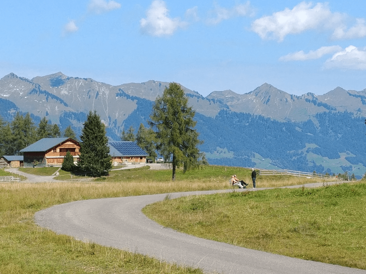 Tschengla mit der Alpe Rona im Brandnertal